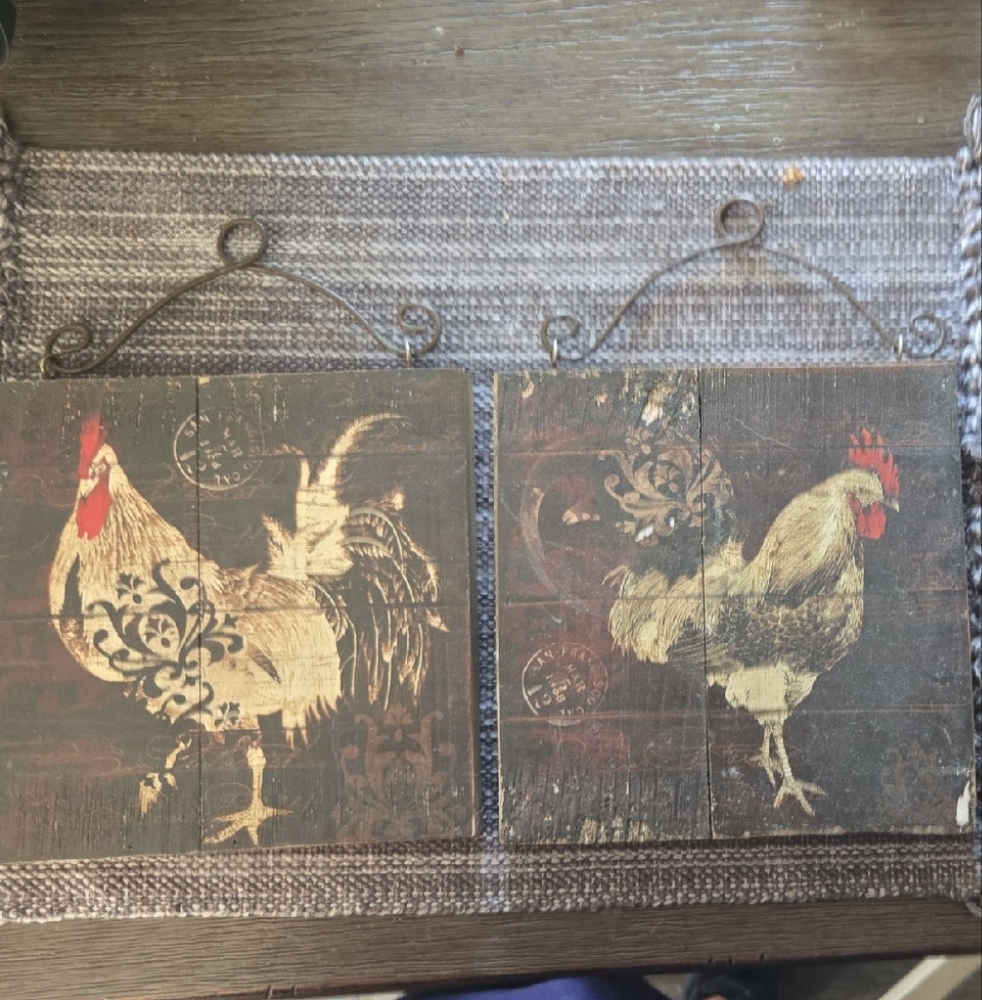 Rustic Rooster Wall Art